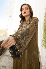 Embroidered Chiffon 3 Piece Unstitched Suit MBC-MPC-24-08